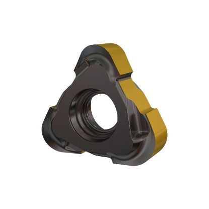 Picture of ISCAR TR6TNCU100430 IC808 Milling Insert Triangle 0.118 Corner Radius TiAlN + AlTiN + TiN
