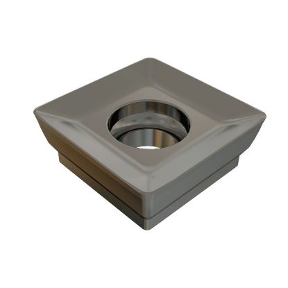 Picture of ISCAR SDMT1205PDN-RM-M IC810 Milling Insert Square 0.031 Corner Radius AlTiCrN + TiN