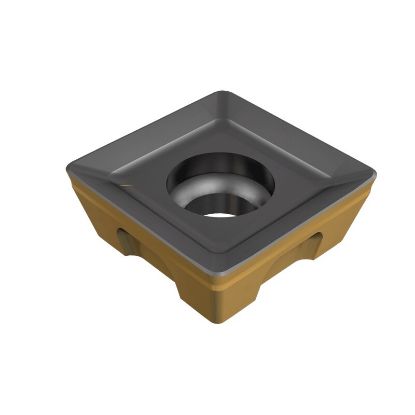 Picture of ISCAR QDMT1205PDN-RM IC810 Milling Insert Square 0.031 Corner Radius AlTiCrN + TiN
