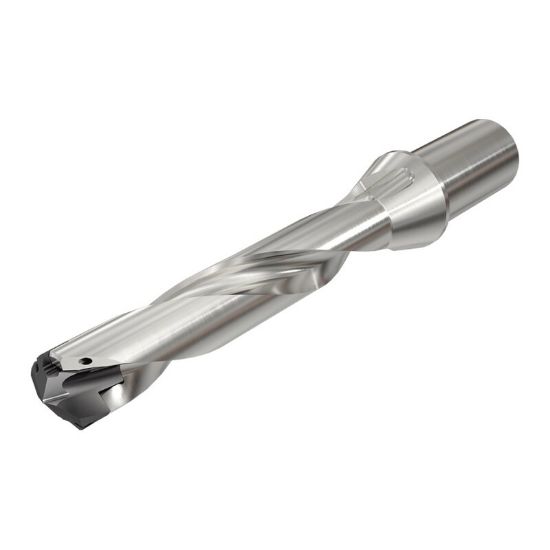 Picture of ISCAR DCN 0512-256-063R-5D 0.512" Indexable Head Drill s with Coolant Holes and Cylindrical Shanks, Drill ing Depth 5xD