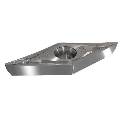Picture of ISCAR VCGT130302-PF IC830 Turning Insert 35.0° Carbide AlTiN + TiN 0.008 Corner Radius