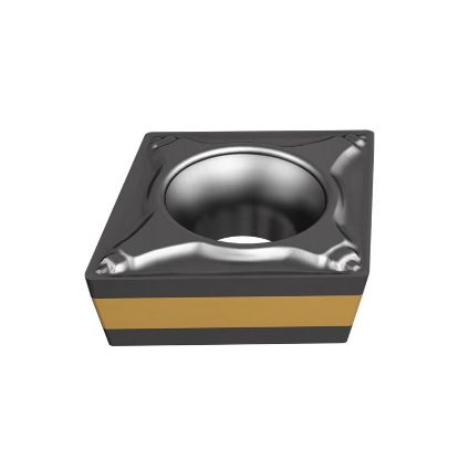 Picture of ISCAR CCMT3-0-F3P IC807 Turning Insert 80.0° Carbide TiAIN + TiN 0.008 Corner Radius
