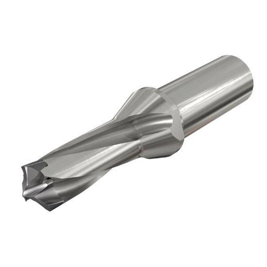 Picture of ISCAR D3N 0512-077-063R-1.5D 0.512" Exchangeable Head 3 Flute Drill s with Coolant Holes and Round Shank, Drill ing Depth 1.5xD