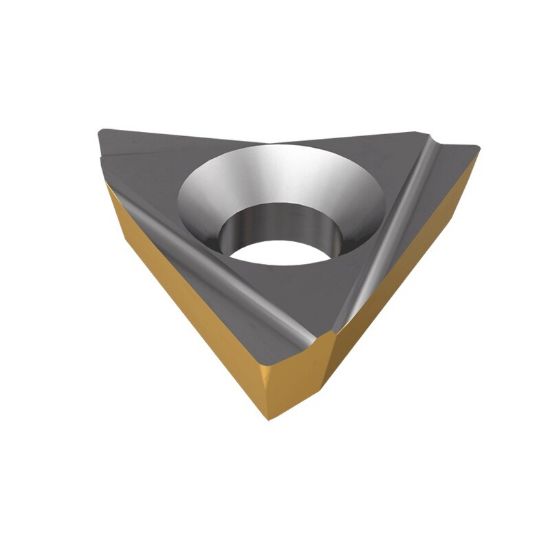 Picture of ISCAR TPGH2-1 XL IC570 Turning Insert Triangle Carbide TiCN + TiN 0.016 Corner Radius