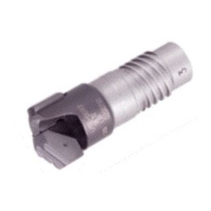 Picture of ISCAR ISD-E1 .536-.574 NOM 0 0.536" Deep Single Tube Drill s with External 2 and 4 Start Thread and a Single Brazed Tip (.496-.787 dia.)