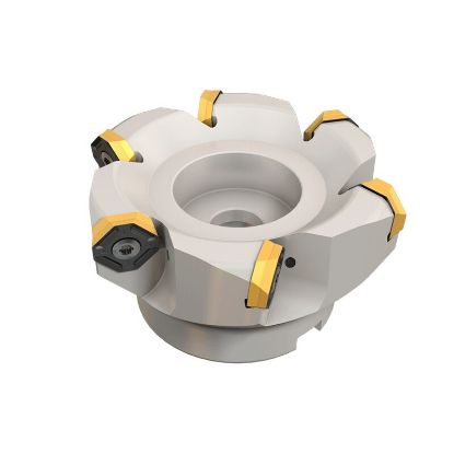 Picture of ISCAR IQ845 FSYD2.0-05-0.75-R07 Milling Cutter 45.0° 2.000 Diameter Face Mill 0.750 1.750 OAL 5 Flute