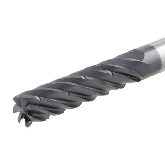 Picture of ISCAR ECPI-H7 312-1.2C312CF-3.5 IC902 DIA 5/16 SH 0.3125 LOC 1.2600 OAL 3.50 End Mill Carbide TiAlN Single End 45.0° Chamfer CHATTERFREE