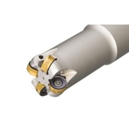 Picture of ISCAR H400 ERD1.25-4-2.5W125-12 Milling Cutter Button Cutter 1.250 Diameter Weldon 1.250 4.725 OAL 4 Flute