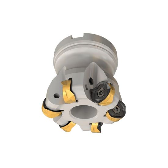 Picture of ISCAR H606 FR D2.50-07-1.00-.50 Milling Cutter Button Cutter 2.500 Diameter Face Mill 1.000 2.000 OAL 7 Flute