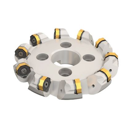 Picture of ISCAR SOF45 D5.0-06-1.50-R26 Milling Cutter 45.0°, 44.0° 5.000 Diameter Face Mill 1.500 2.500 OAL 6 Flute