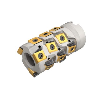 Picture of ISCAR T490 SM-D1.50-2-3-.75-11 Milling Cutter 90.0°, Corn Cob 1.500 Diameter Face Mill 0.750 2.800 OAL 18 Flute