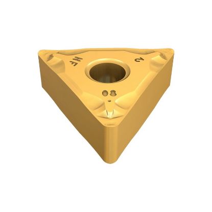 Picture of ISCAR TNMG221 NF IC9250 Turning Insert Triangle Carbide TiCN + Al2O3 + TiN 0.016 Corner Radius