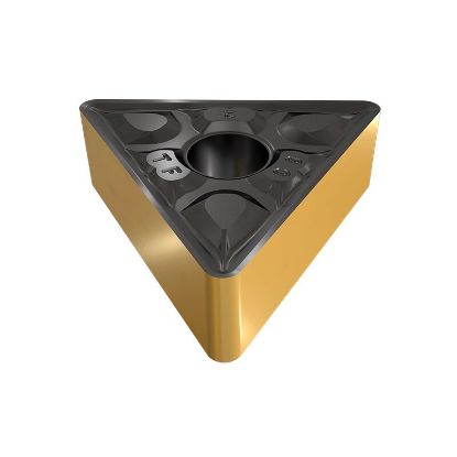 Picture of ISCAR TNMG332 TF IC9350 Turning Insert Triangle Carbide TiCN + Al2O3 + TiN 0.031 Corner Radius