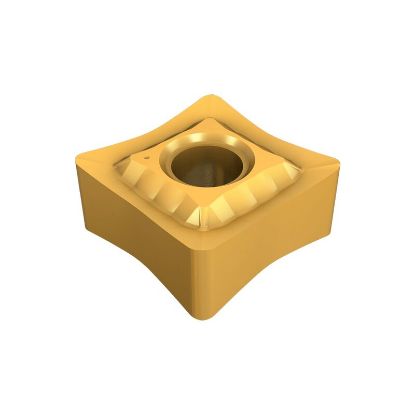 Picture of ISCAR QNMG332-PP IC830 Turning Insert Square Carbide AlTiN + TiN 0.031 Corner Radius