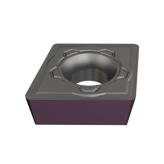 Picture of ISCAR CCMT2-2-M3M IC807 Turning Insert 80.0° Carbide TiAIN + TiN 0.031 Corner Radius