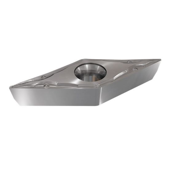 Picture of ISCAR VCET22.002L-WF IC907 Turning Insert 35.0° Carbide TiAIN + TiN 0.002 Corner Radius