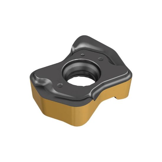 Picture of ISCAR FFX4XNMU040310T IC808 Milling Insert Bar Bell 0.039 Corner Radius TiAlN + AlTiN + TiN