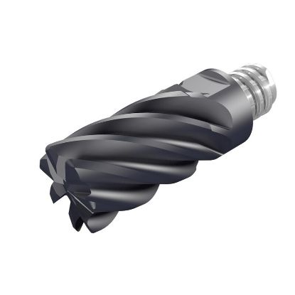 Picture of ISCAR MM EC1.0H150R031-9T15 IC908 DIA 1 SH 0.9410 LOC 1.50 OAL 2.0670Screw On Head Standard Flute Standard Helix Carbide TiAlN Single End Corner Radius 0.0310 0.79MM MULTI-MASTER