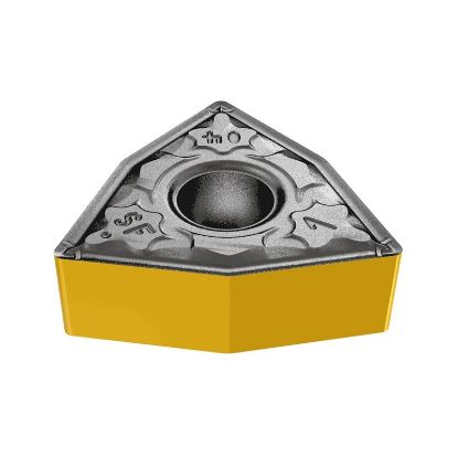 Picture of ISCAR WNMG3-0 SF IC530N Turning Insert Trigon Cermet TiCN + TiN 0.008 Corner Radius