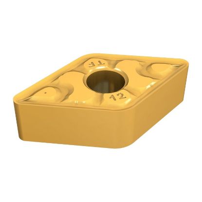 Picture of ISCAR DNGG431-TF IC907 Turning Insert 55.0° Carbide TiAIN + TiN 0.016 Corner Radius