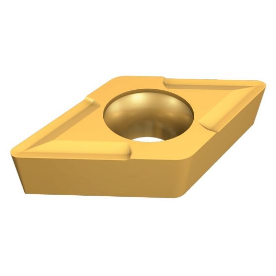 Picture of ISCAR DCMT2-0 IC520N Turning Insert 55.0° Cermet TiCN + TiN 0.008 Corner Radius