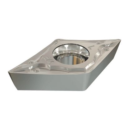 Picture of ISCAR DCET3-.002L-WF IC907 Turning Insert 55.0° Carbide TiAIN + TiN 0.002 Corner Radius