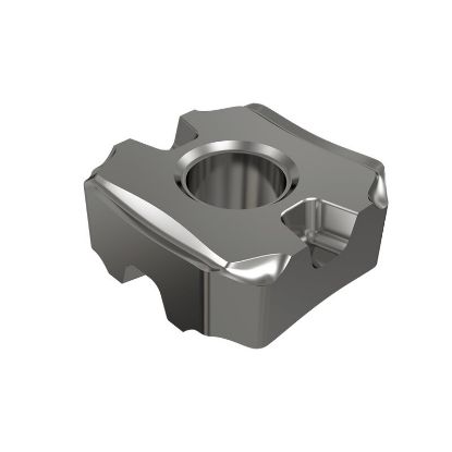 Picture of ISCAR SNMG432-EM-R IC907 Turning Insert Square Carbide TiAIN + TiN 0.031 Corner Radius