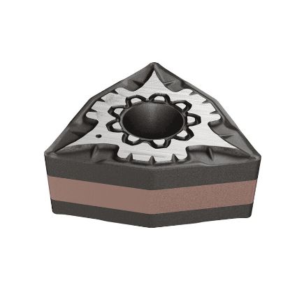 Picture of ISCAR WNMG431 F3M IC6025 Turning Insert Trigon Carbide TiCN + Al2O3 + TiN 0.016 Corner Radius