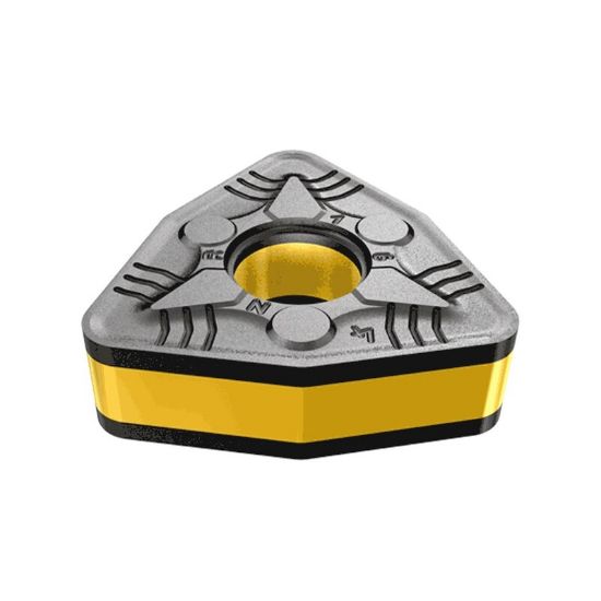 Picture of ISCAR WNMG432 NR IC807 Turning Insert Trigon Carbide TiAIN + TiN 0.031 Corner Radius