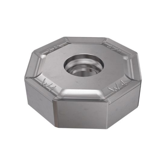 Picture of ISCAR ONHU0806AN-N-W IC4100 Milling Insert Octagonal 0.020 Corner Radius TiCN + Al2O3 + TiN