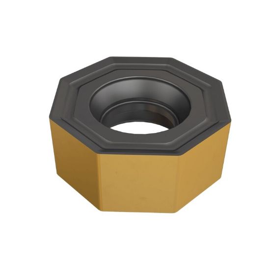 Picture of ISCAR ONMU050505-TN DT7150 Milling Insert Octagonal 0.020 Corner Radius Al2O3 + TiAlN