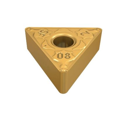 Picture of ISCAR TNMG331 SF IC570 Turning Insert Triangle Carbide TiCN + TiN 0.016 Corner Radius