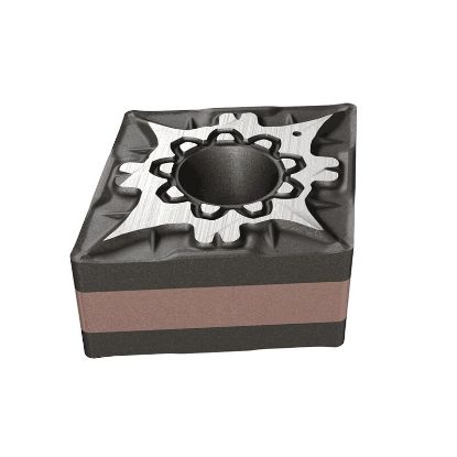 Picture of ISCAR CNMG332-F3M IC830 Turning Insert 80.0° Carbide AlTiN + TiN 0.031 Corner Radius