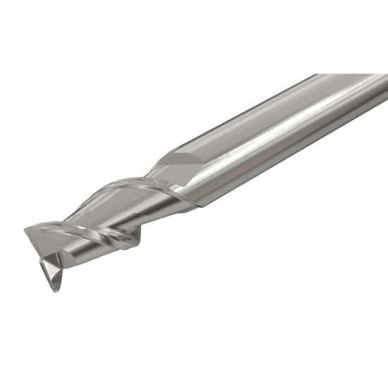 Picture of ISCAR ECAI-B-2 625-1.0-C625 IC08 DIA 5/8 SH 0.6250 LOC 1.00 OAL 3.50 End Mill Standard Flute High Helix Carbide Uncoated Single End Square Sharp SolidMill