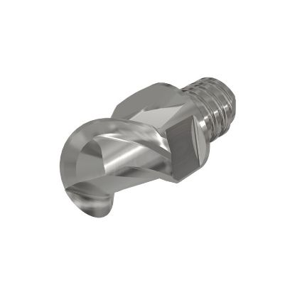 Picture of ISCAR MM EBA.500B37-2T08 IC08 DIA 1/2 SH T08 LOC 0.3740 OAL 0.9620End Mill,Replacable Head Standard Flute High Helix Carbide Uncoated Single End Ball Nose MULTI-MASTER