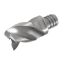 Picture of ISCAR MM EA1.0H75R02-3T15 IC08 DIA 1 SH 0.9410 LOC 0.7500 OAL 2.1330Screw On Head Standard Flute Standard Helix Carbide Uncoated Single End Corner Radius 0.0200 0.51MM MULTI-MASTER
