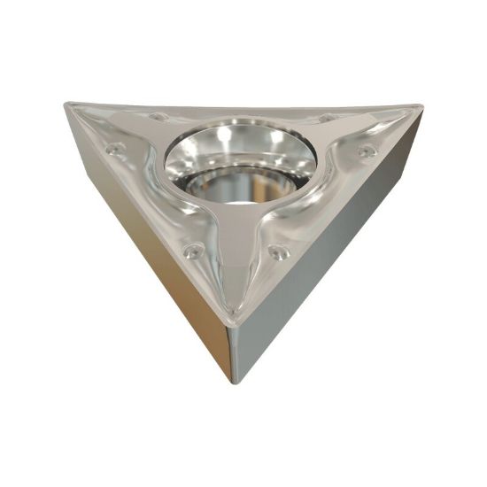 Picture of ISCAR TCMT2-0 PF IC907 Turning Insert Triangle Carbide TiAIN + TiN 0.008 Corner Radius