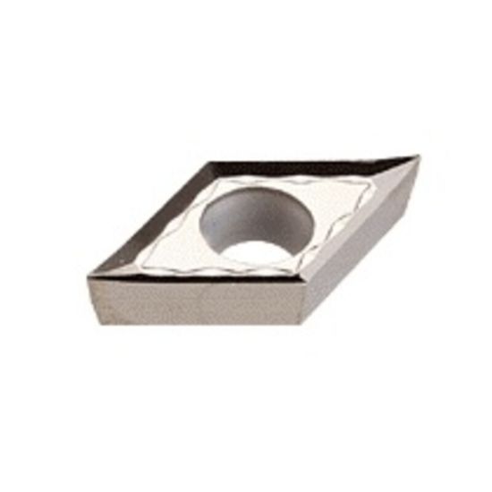 Picture of ISCAR DCGT3-2-AS IC520 Turning Insert 55.0° Carbide TiCN + TiN 0.031 Corner Radius