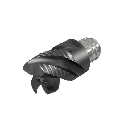 Picture of ISCAR MM ERS1.00B86-6T15 IC908 DIA 1 SH 0.9410 LOC 0.8660 OAL 2.1500Screw On Head Carbide TiAlN Single End 45.0° Chamfer MULTI-MASTER