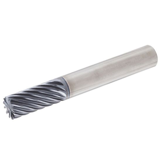 Picture of ISCAR ECI-H8 312-630C312CF-H2.5 IC902 DIA 5/16 SH 0.3125 LOC 0.6300 OAL 2.50 End Mill Standard Flute High Helix Carbide TiAlN Single End 45.0° Chamfer SolidMill
