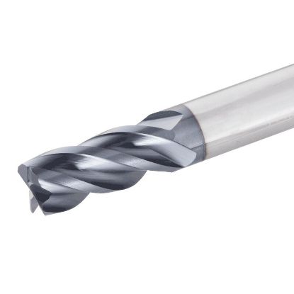 Picture of ISCAR ECKI-H4R 750-1.50W04CF-4 IC900 DIA 3/4 SH 0.7500 LOC 1.50 OAL 4.00 End Mill Standard Flute Standard Helix Carbide AlTiN Single End Corner Radius 0.0400 1.02MM SolidMill