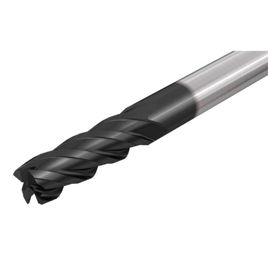 Picture of ISCAR ECI-E-4 500-1.0-C500 IC900 DIA 1/2 SH 0.50 LOC 1.00 OAL 3.00 End Mill Standard Flute Standard Helix Carbide AlTiN Single End Square Sharp SolidMill