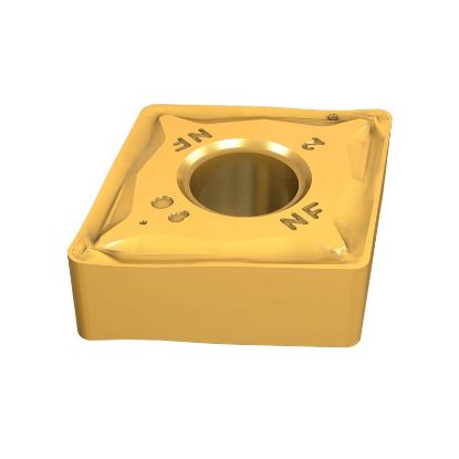 Picture of ISCAR CNMG432-NF IC907 Turning Insert 80.0° Carbide TiAIN + TiN 0.031 Corner Radius