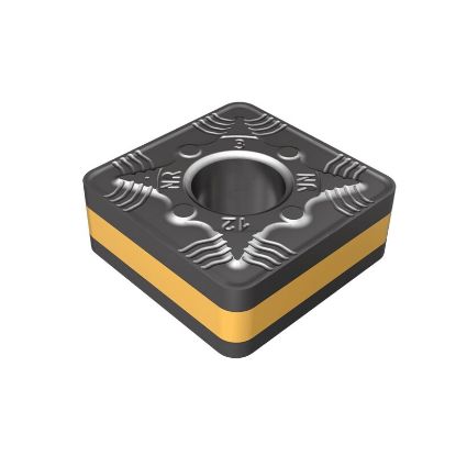 Picture of ISCAR SNMG866-NR IC9250 Turning Insert Square Carbide TiCN + Al2O3 + TiN 0.094 Corner Radius