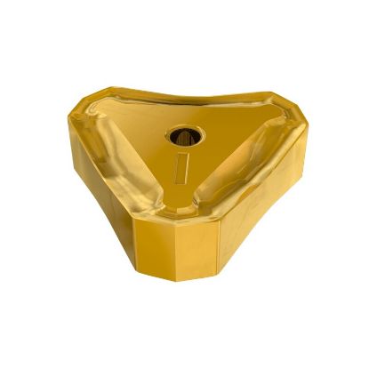 Picture of ISCAR TNHF1204AN-LM IC910 Milling Insert Triangle 0.016 Corner Radius AlTiN