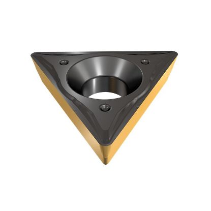 Picture of ISCAR TPMT321 IC8250 Turning Insert Triangle Carbide TiCN + Al2O3 + TiN 0.016 Corner Radius