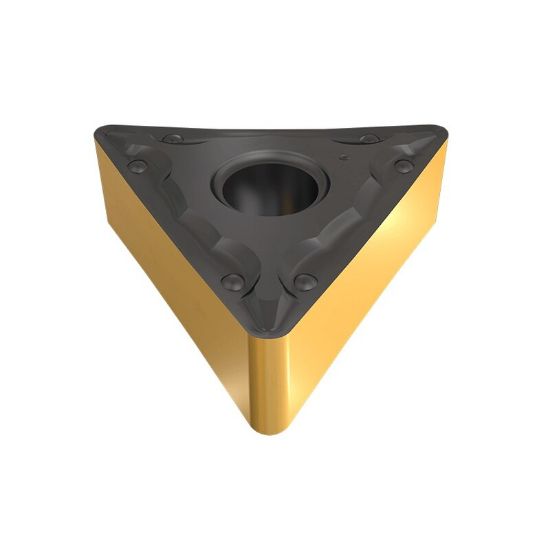 Picture of ISCAR TNMG332 PF IC9150 Turning Insert Triangle Carbide TiCN + Al2O3 + TiN 0.031 Corner Radius