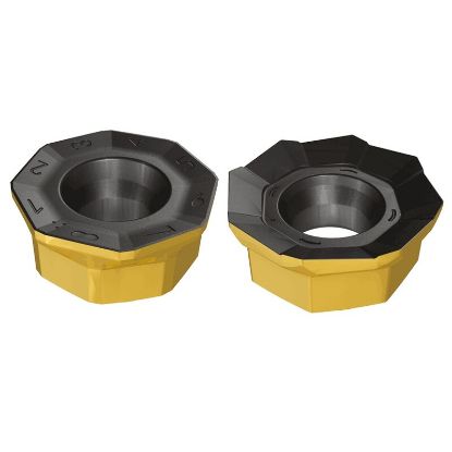 Picture of ISCAR OXMT0507R08-FF IC808 Milling Feed Mill,45 Degree Octagonal Chamf Corner Radius TiAlN + AlTiN + TiN