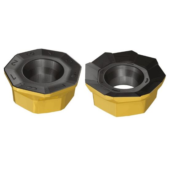 Picture of ISCAR OXMT0507R08-FF IC808 Milling Feed Mill,45 Degree Octagonal Chamf Corner Radius TiAlN + AlTiN + TiN