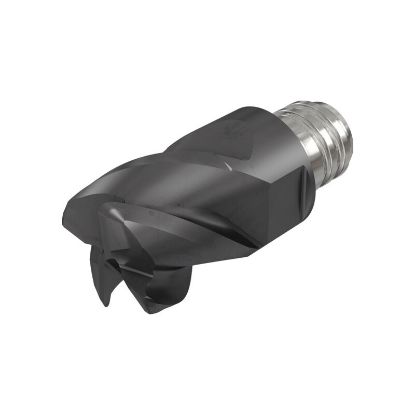 Picture of ISCAR MM EC.375B27R062-4T06 IC908 DIA 3/8 SH T06 LOC 0.2750 OAL 0.7740Screw On Head Standard Flute High Helix Carbide TiAlN Single End Corner Radius 0.0620 1.57MM MULTI-MASTER